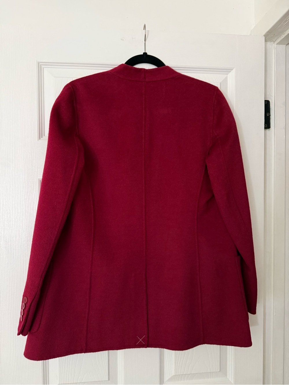 Talbots Raspberry-Red Single-Button Blazer - Picture 3 of 9